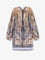 Zimmermann Wanderlust Tunic silk mini dress - Tapestry Blue Multi