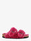 Birkenstock Arizona  Big Buckle Teddy River teddy sandals - Teddy Fuchsia Tulip