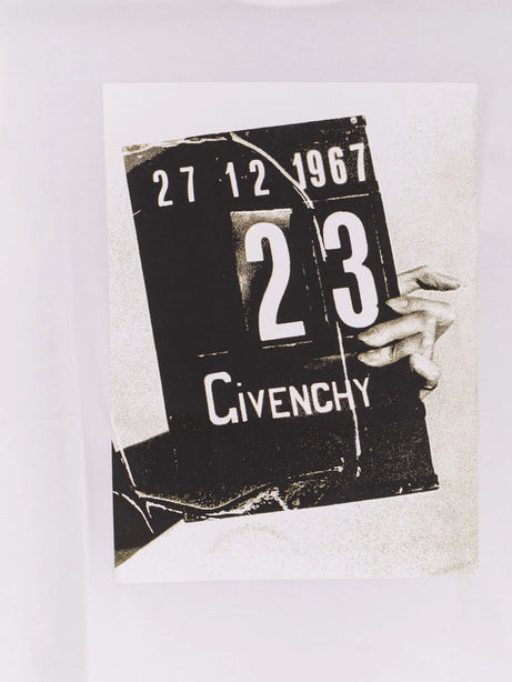 Givenchy Cotton t-shirt with print on the front - White