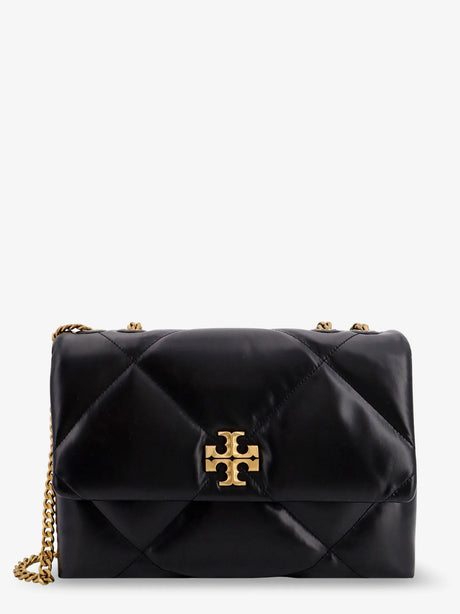 Tory Burch Kira Diamond Quilt Convertible leather crossbody bag - Black