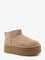 Ugg Classic Ultra Mini Platform suede ankle boots - Sand