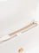 Pinko Leather shoulder bag with love birds buckle - Bianco