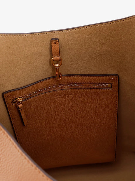 Tory Burch Romy Hobo leather bag - Tiramisu