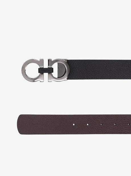 Ferragamo Reversible leather belt - Nero