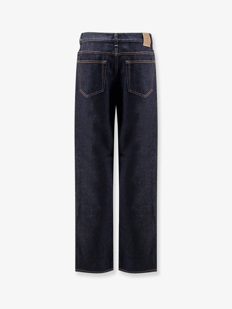 Toteme Low straight denim jeans - Rinsed Blue
