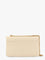 Pinko Leather shoulder bag with metal love birds buckle - Bianco