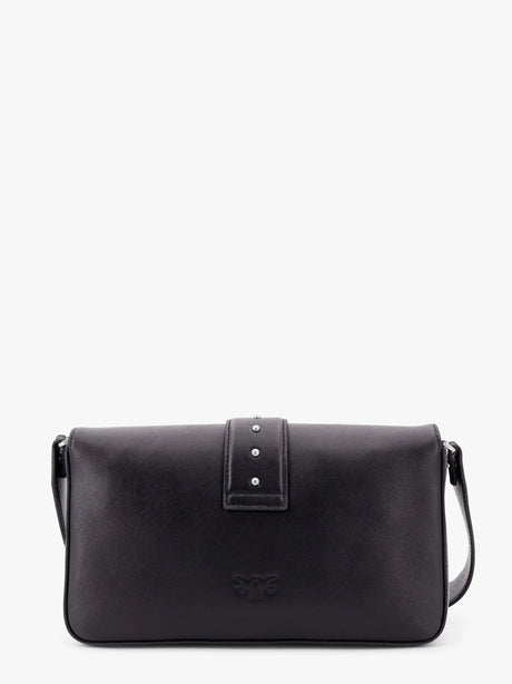 Pinko Love one classic leather shoulder bag - Nero