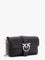 Pinko Love one classic leather shoulder bag - Nero