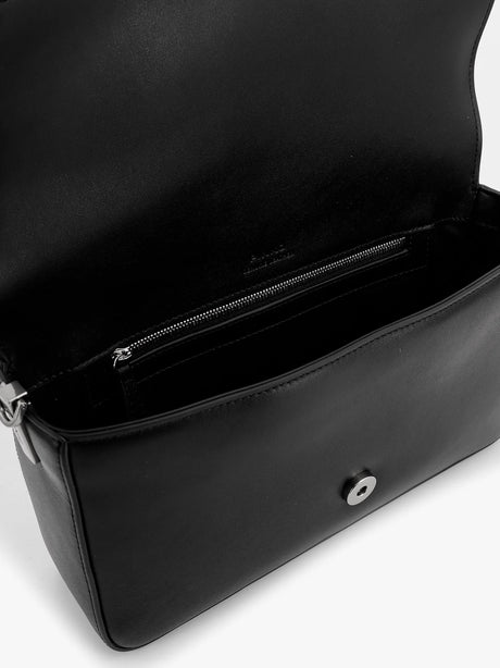 Pinko Love one classic leather shoulder bag - Nero