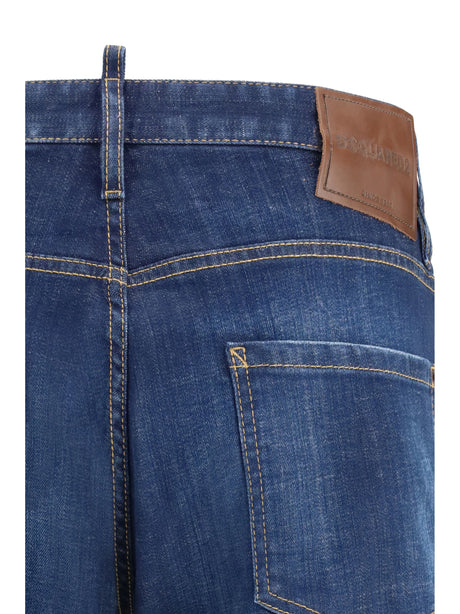 Dsquared2 Teddy Jeans - Navy Blue