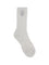 Brunello Cucinelli Ribbed cotton knit Socks - Bianco+Grigio Light