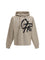Off-White Spray Logo Skate Hoodie - Fade Out Stone