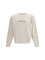 Off-White Script Arrow crewneck Sweatshirt - Pumice Stone