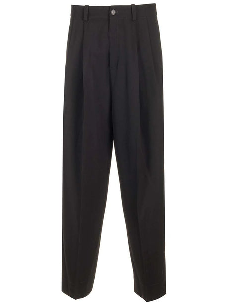 Off-White Black Tailored Wool Trousers