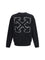 Off-White Script Arrow crewneck Sweatshirt - Black