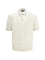 Dolce & Gabbana Silk Polo with collar and short sleeves - White Natural