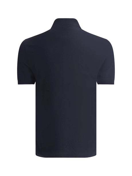 Brunello Cucinelli Cotton Polo - Navy+Grigio