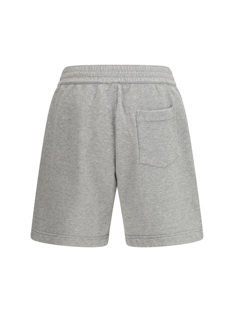 Givenchy Cotton sports Shorts - Light Grey Melange