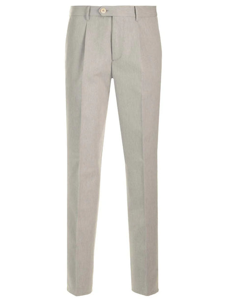 Brunello Cucinelli Leisure Fit Trousers - Grey