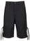 Comme Des Garcons Shirt Bermuda Shorts In Black Twill