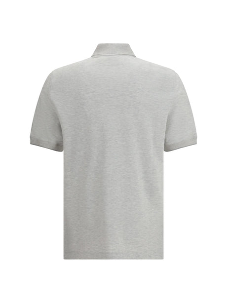Brunello Cucinelli Cotton Polo - Perla+Grigio