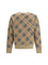 Burberry Wool Check Sweater - Sand Ip Check
