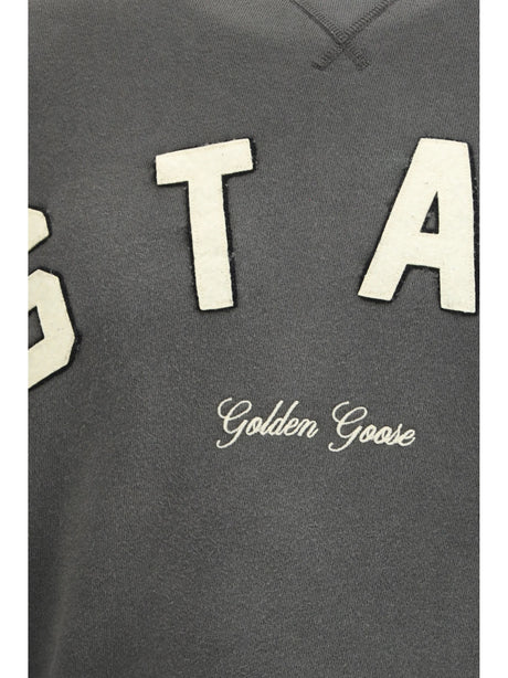 Golden Goose Star Embroidered Sweatshirt - Charcoal