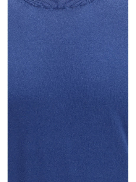 Brunello Cucinelli Cotton T-shirt - Avio+Grigio Light