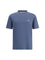 Brunello Cucinelli Logoed T-shirt - Denim+Off White