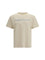 Alexander Mcqueen Cotton T-shirt with logo - Gesso/Ice Blue