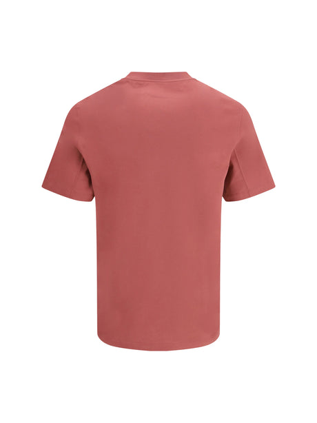 Brunello Cucinelli Logoed T-shirt - Corallo+Grigio