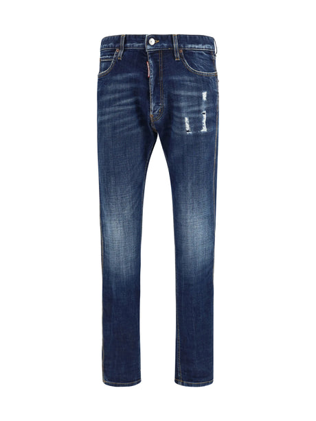 Dsquared2 Teddy Mini Front Jeans - Navy Blue