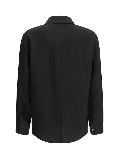 Giorgio Armani Chevron viscose twill Shirt - Uc001