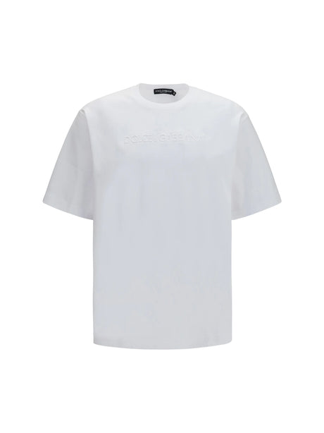 Dolce & Gabbana Cotton T-shirt with regular fit - White Ottico