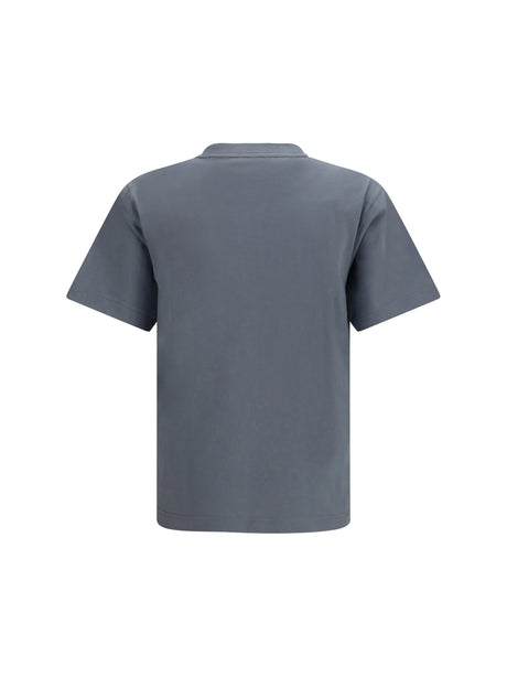 Burberry Cotton logo T-shirt - Forecast Grey