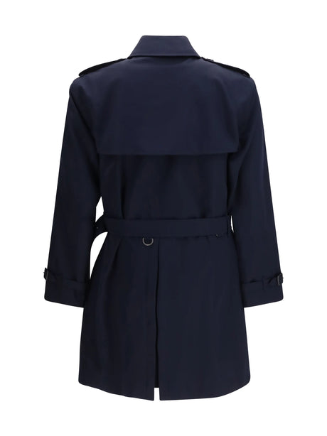 Burberry Double-breasted belted Trench Coat - Coal Blue