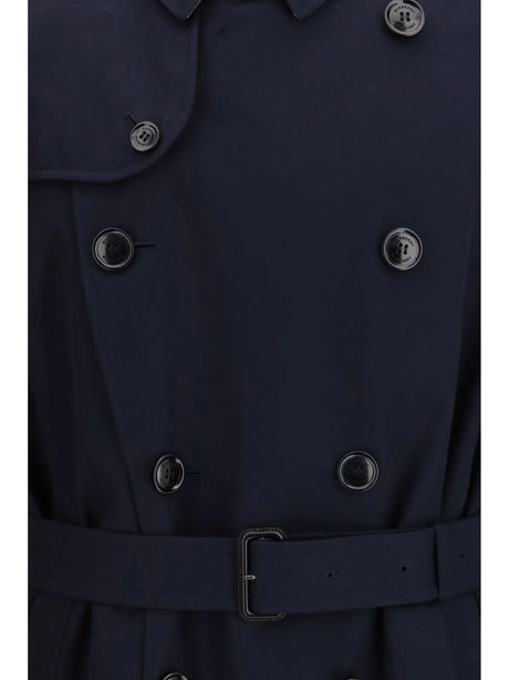 Burberry Double-breasted belted Trench Coat - Coal Blue
