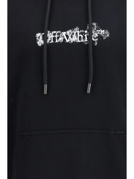 Off-White Heraldic Treshold Arrows Skate Hoodie - Black