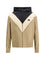 Valentino Nylon hooded windbreaker Jacket - Black/Burro/Camel
