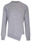 Comme Des Garcons Shirt Asymmetric Lacoste Sweater - Grey