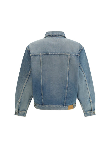 Saint Laurent Denim trucker Jacket - Sky Blue