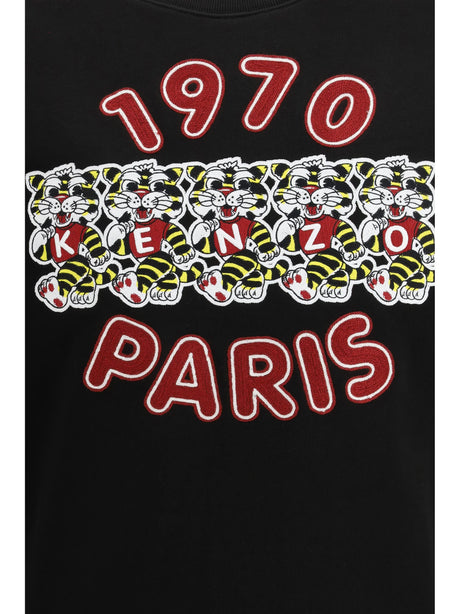 Kenzo Wild Tiger cotton Sweatshirt - Black