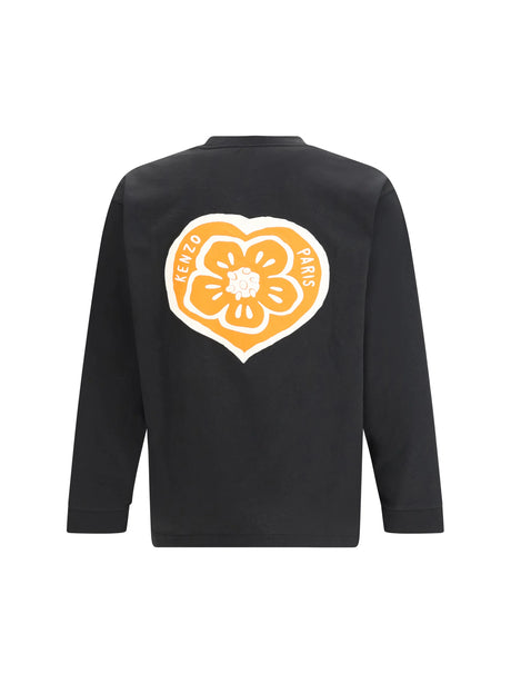 Kenzo Relaxed Fit Long-Sleeve T-shirt - Black