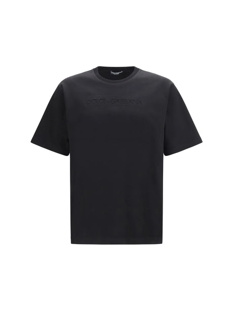 Dolce & Gabbana Cotton T-shirt with regular fit - Black