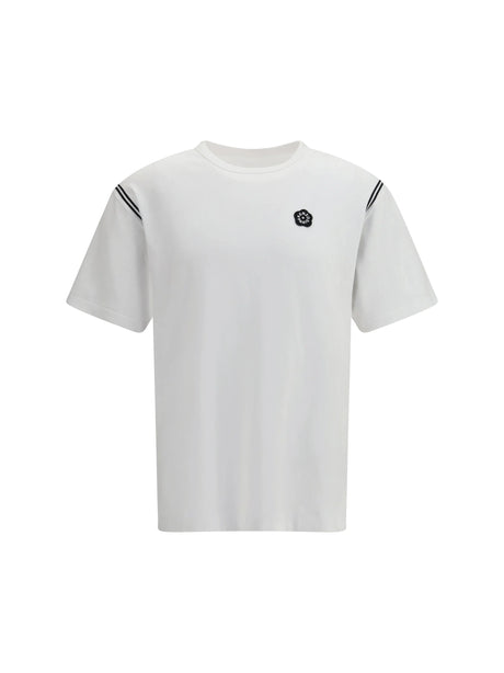 Kenzo Cotton T-shirt embroidered with Boke Flower 2.0 - White