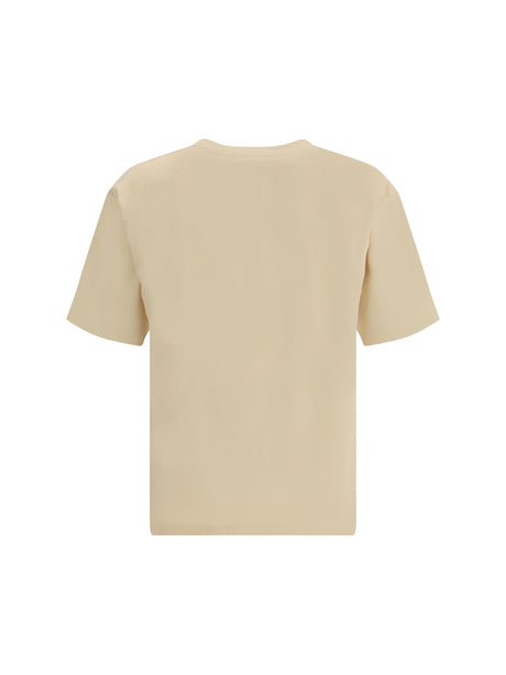 Valentino T-shirt with a “Made in Valentino” print - Burro/Black