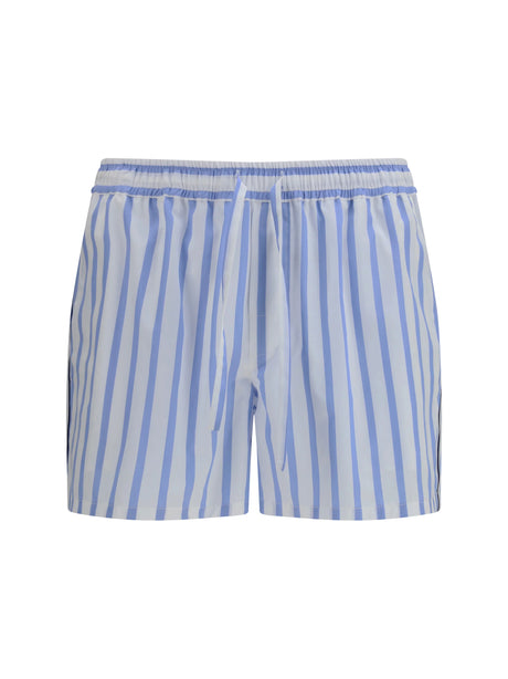 Dolce & Gabbana Striped poplin Bermuda Shorts - Rigato