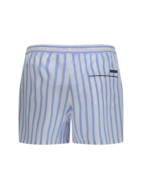 Dolce & Gabbana Striped poplin Bermuda Shorts - Rigato