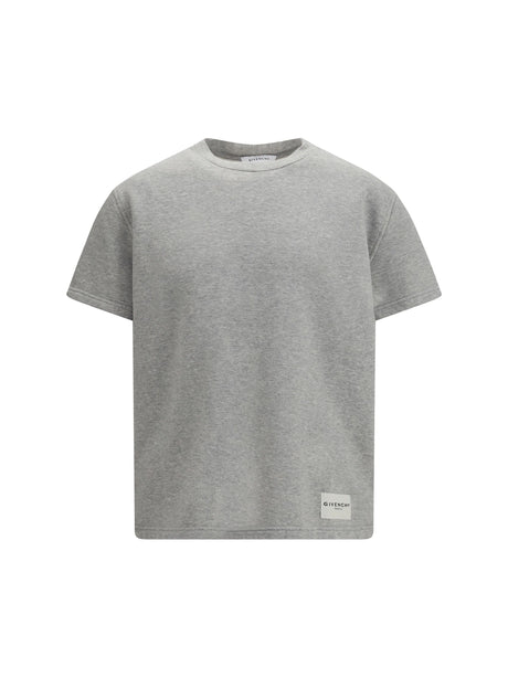 Givenchy Cotton T-shirt - Light Grey Melange