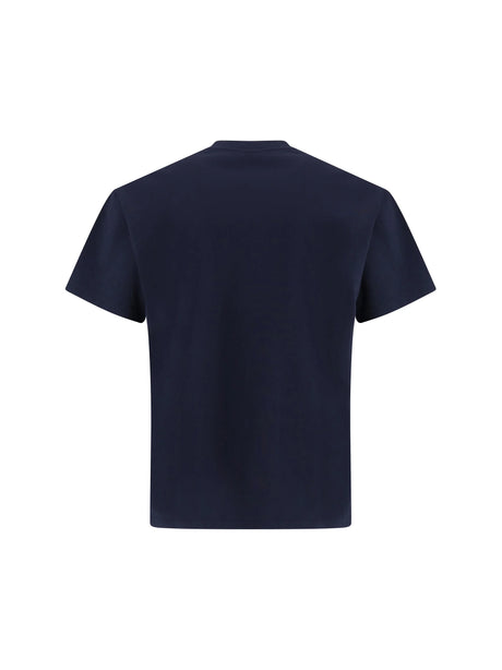 Givenchy Cotton T-Shirt with logo patch - Dark Navy